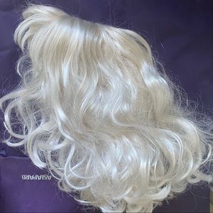 Platinum white wig
